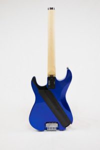 Stewart Guitars Stow-Away Blue connected back