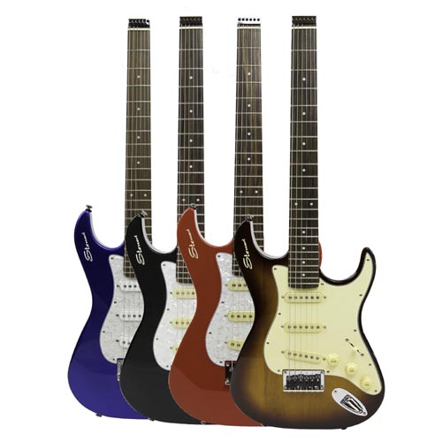 Stow Away Electric Travel Guitar colors